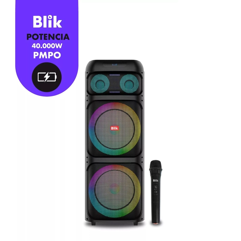 PARLANTE BLUETOOTH KARAOKE LIGHTUP 900 - 4