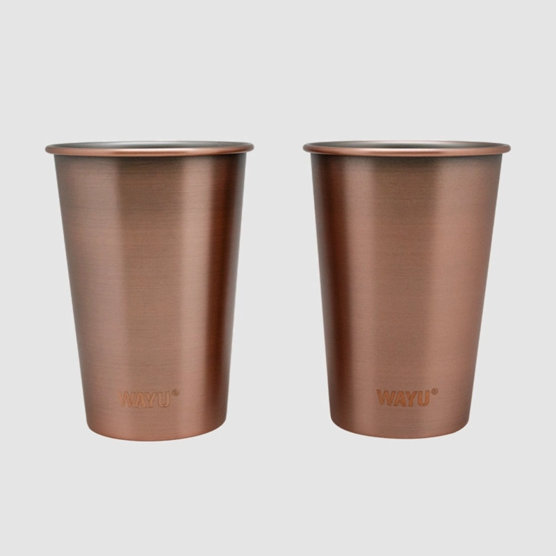 SET 2 VASOS 500ML COPPER LINE WAYU - 1