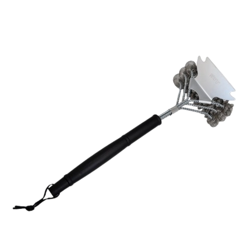 CEPILLO LIMPIAPARRILLAS CON RASPADOR WAYU - 4