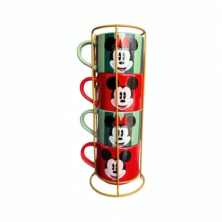 SET 4 TAZONES 400ML NAVIDAD DISNEY CLASSIC - 1