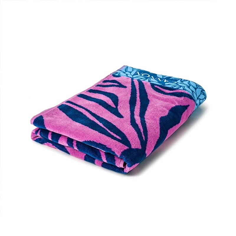 TOALLA DE PLAYA 420GR. 80×160 CM. JACQUARD / CALATHEA – CANNON - 1