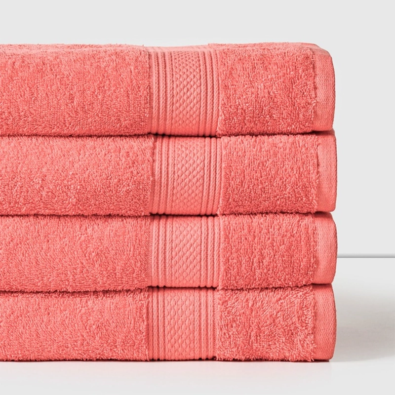TOALLA DE BAÑO 100% ALGODON 450 GRS. 70×140 CM / ROSADO – AMERICAN FAMILY BY CANNON - 3