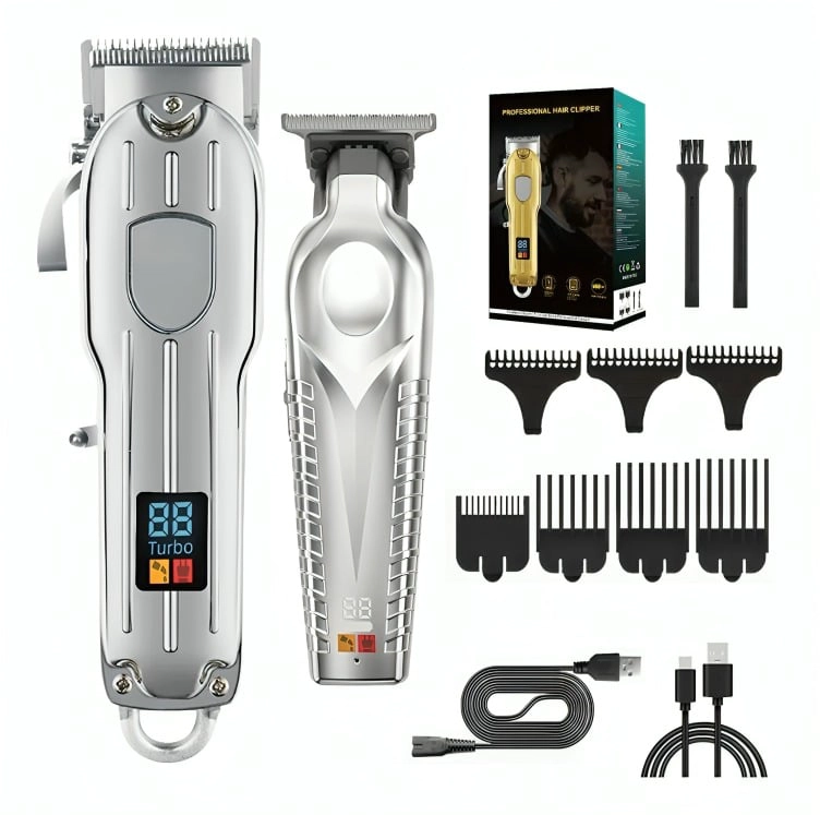 MAQUINA DE CORTAR CABELLO PROFESIONAL KIT 2 EN 1 TRIMMER - 2
