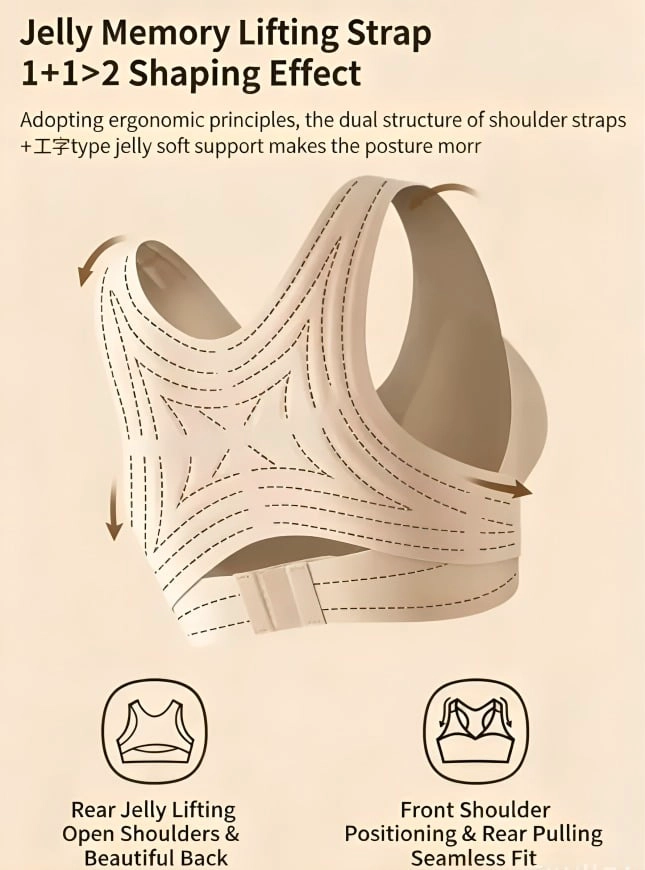 ROPA INTERIOR BRASIER CORRECTOR DE POSTURA MUJER T-XL - 2