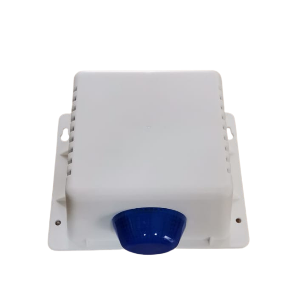SIRENA 15W CON GABINETE PLASTICO BALIZA COLOR AZUL. - 3