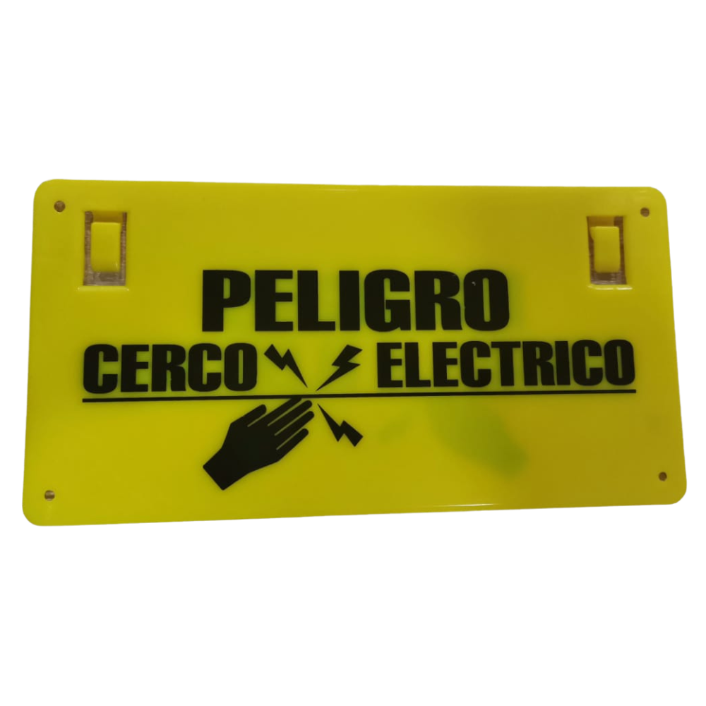 LETRERO DE ADVERTENCIA POR ALTO VOLTAJE UNIDAD - 2