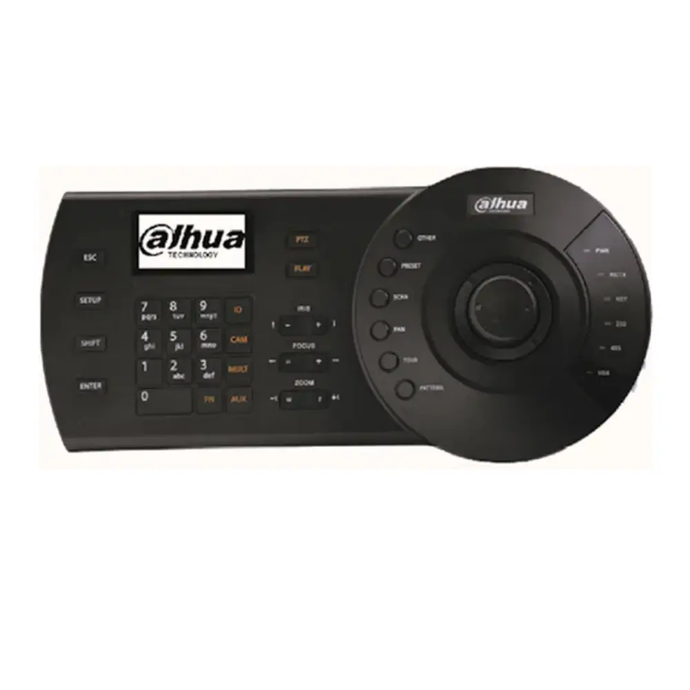 TECLADO Y JOYSTICK DAHUA PARA CONTROL PTZ. SOPORTA CÁMARAS IP, HDCVI Y ANÁLOGAS. - 1