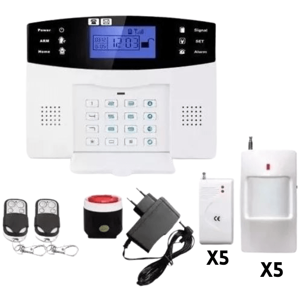 PACK DE ALARMA GSM CON 10 SENSORES - 1