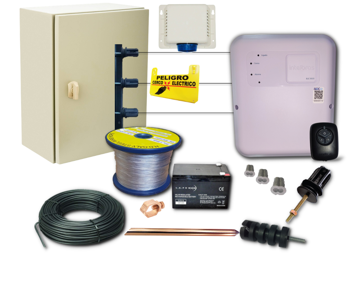 KIT 50 METROS CERCO ELÉCTRICO INTELBRAS - 1