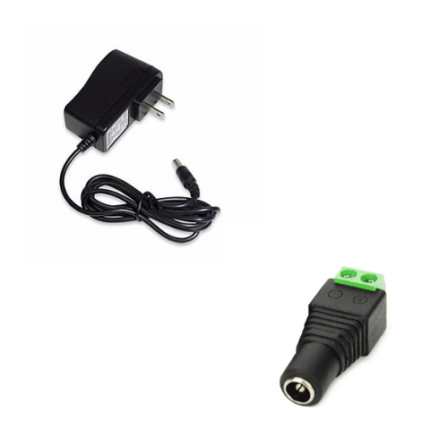 FUENTE DE PODER 12V 1 AMP CON CONECTOR HEMBRA - 1