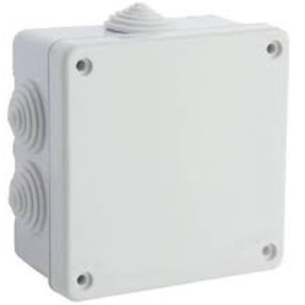CAJA ESTANCA CUADRADA 100X100X70 CON TORNILLOS IP65 ATC - 1