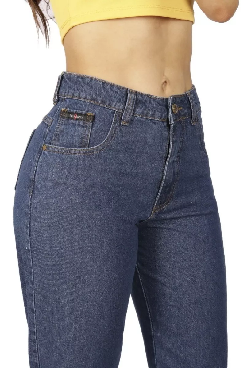 JEANS MOM NEGRO DIRTY JEANS JE2410A - 3