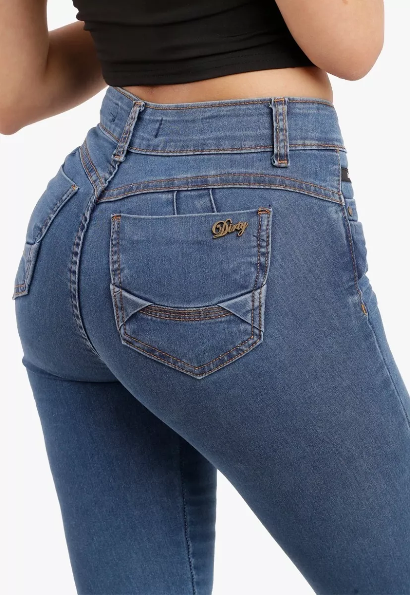 JEANS PITIILO CELESTE DIRTY JEANS JE2501C - 4