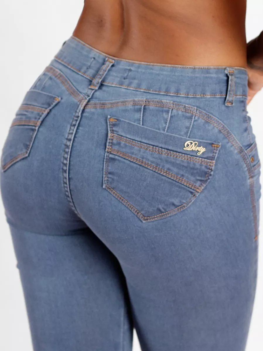 JEANS PITIILO CELESTE DIRTY JEANS JE2681C - 4
