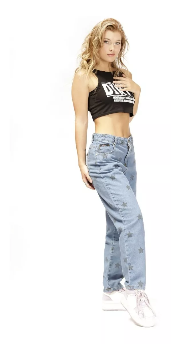 JEANS MOM CELESTE CON ESTELLAS DIRTY JEANS JE2707CN - 1