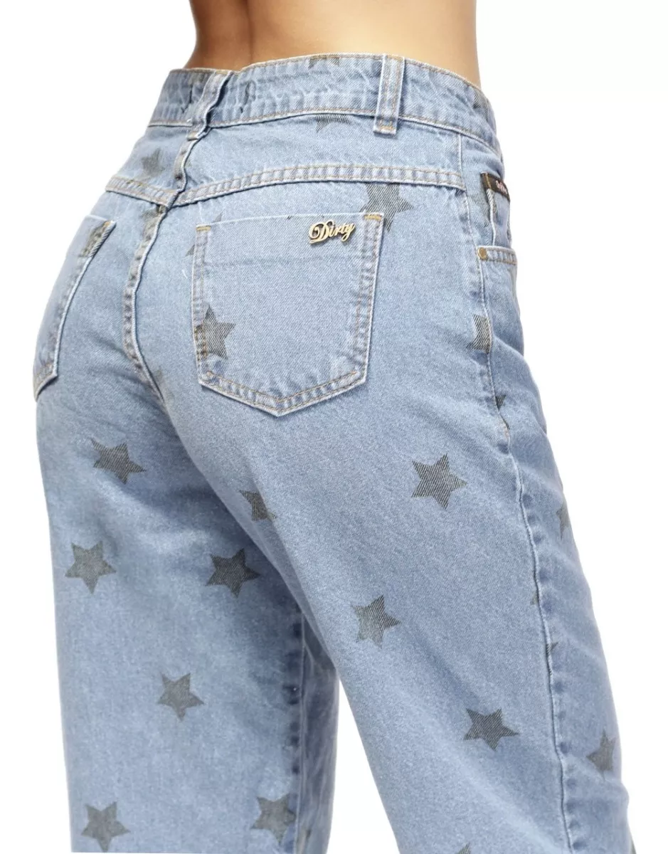 JEANS MOM CELESTE CON ESTELLAS DIRTY JEANS JE2707CN - 4