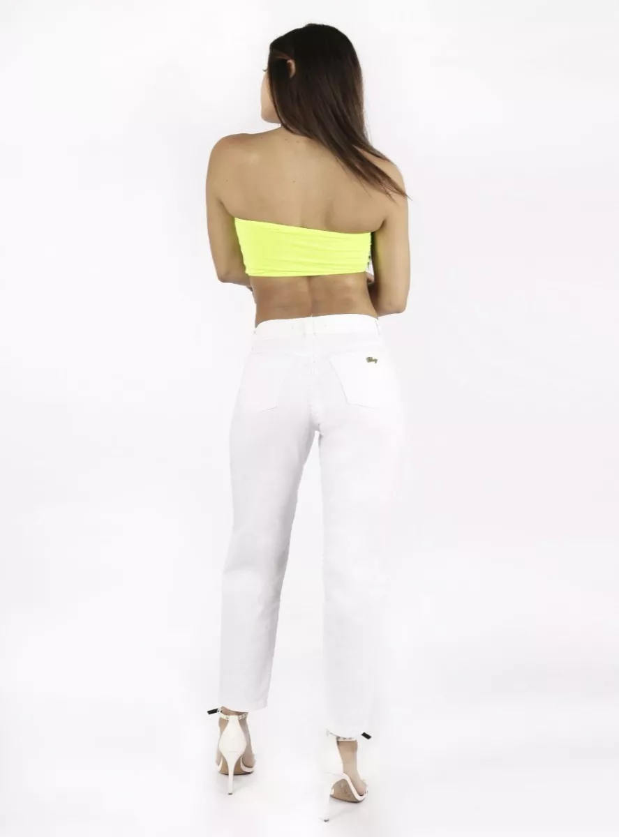 JEANS MOM BLANCO DESTROYER DIRTY JEANS JE2410BLD - 2
