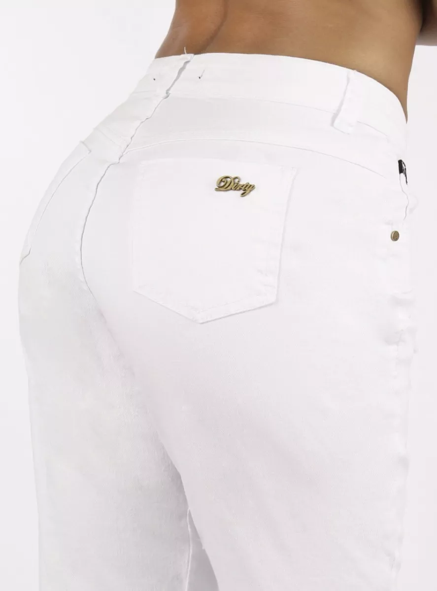 JEANS MOM BLANCO DESTROYER DIRTY JEANS JE2410BLD - 4