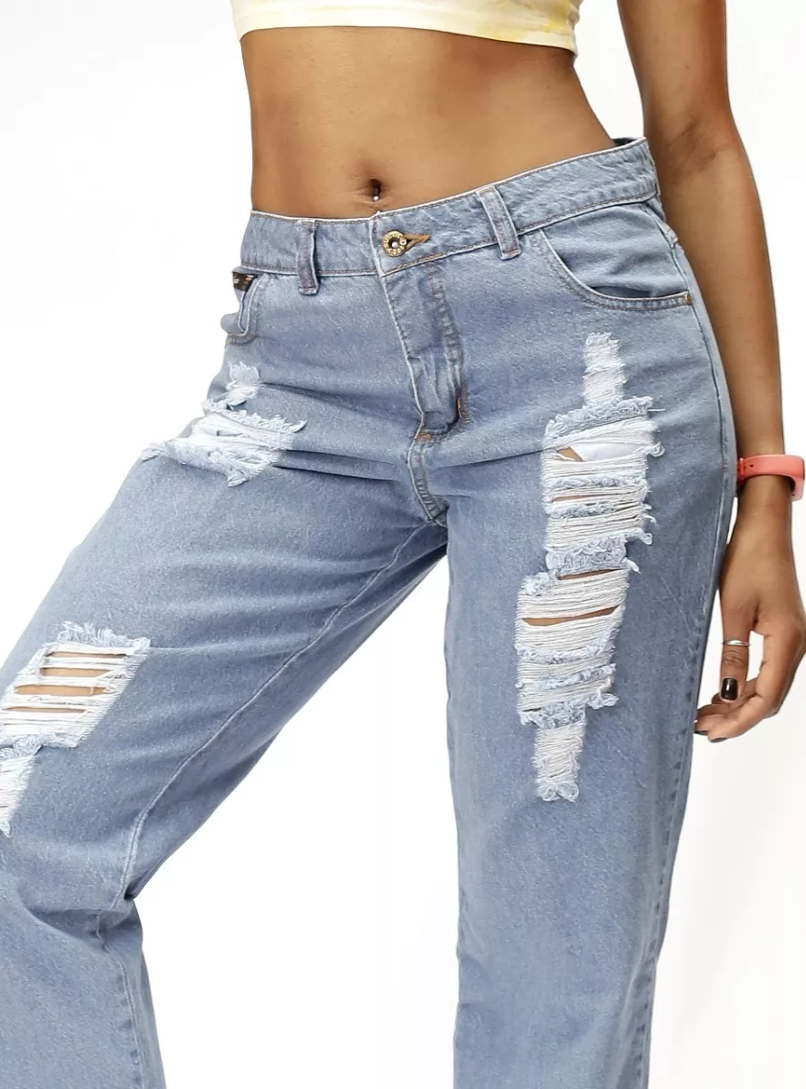 JEANS MOM CELESTE DESTROYER DIRTY JEANS JE2715CD - 3