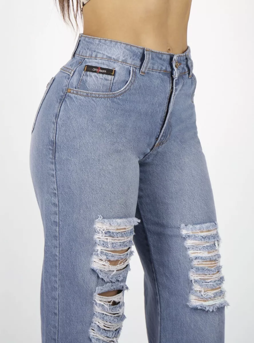 JEANS PALAZZO CELESTE DESTROYER DIRTY JEANS JE2710CD - 3