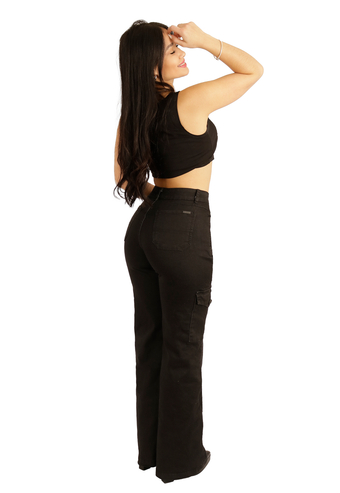JEANS ALGODÓN MUJER DIRTY JEANS NEGRO JE3678ND - 2