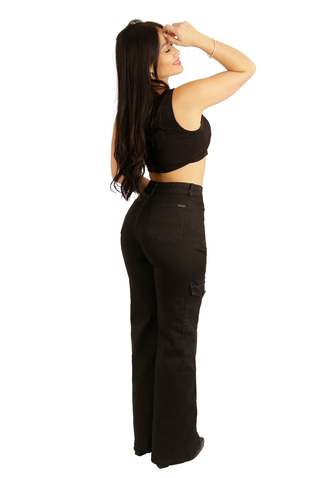 JEANS ALGODÓN MUJER DIRTY JEANS NEGRO JE3678ND - 2