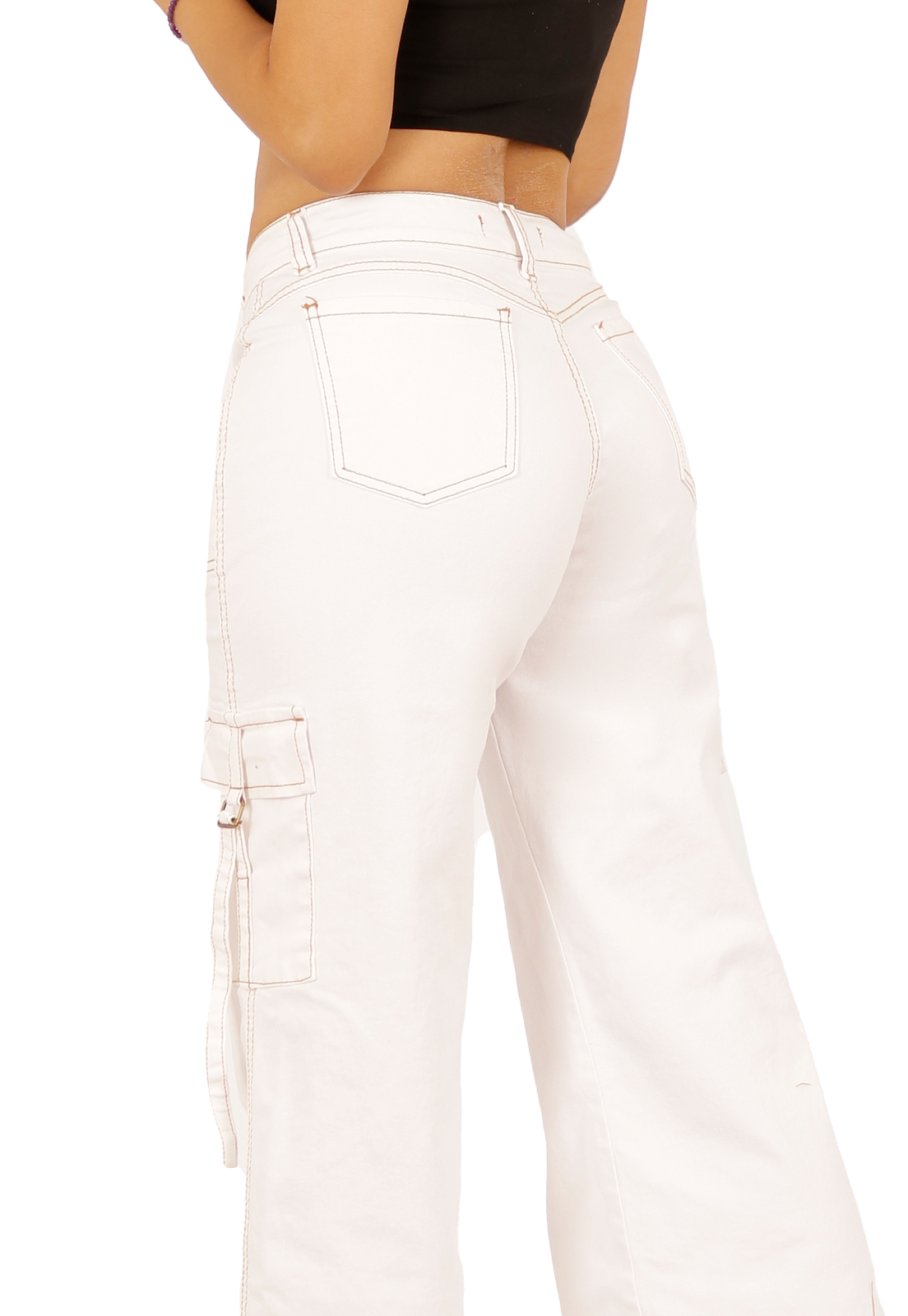 JEANS ALGODÓN MUJER DIRTY JEANS BLANCO JE3278BB - 4