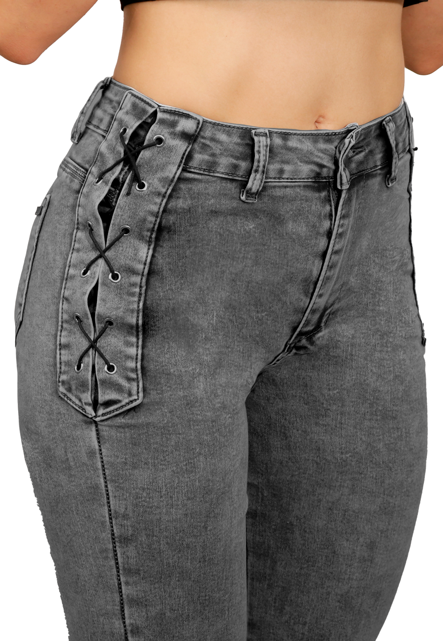 JEANS FLARE GRIS MUJER JE3510GC - 3