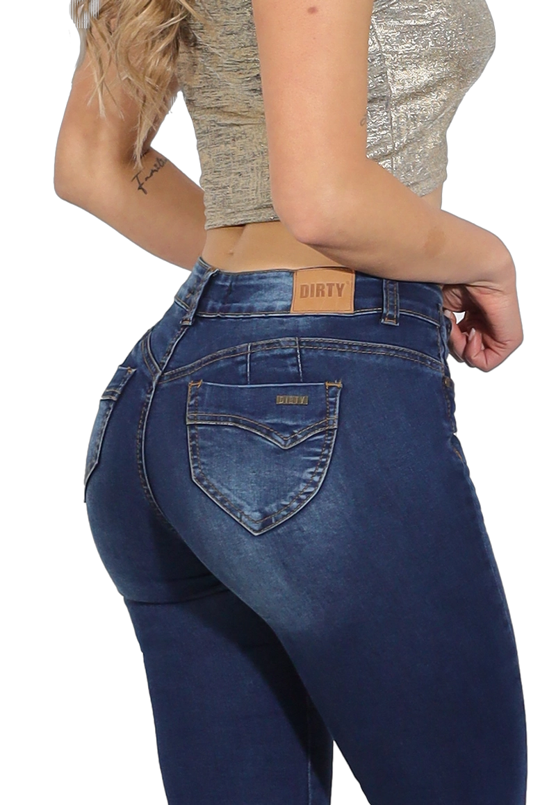 JEANS FLARE AZUL MUJER JE3946A - 4