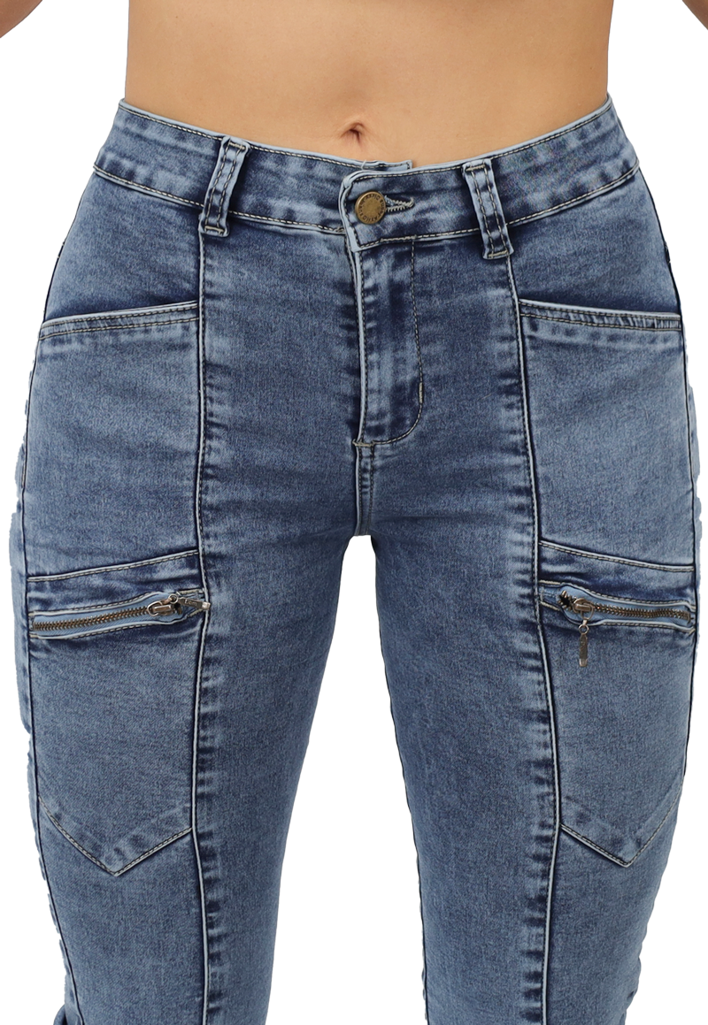 JEANS PITILLO CELESTE MUJER JE3920C - 2
