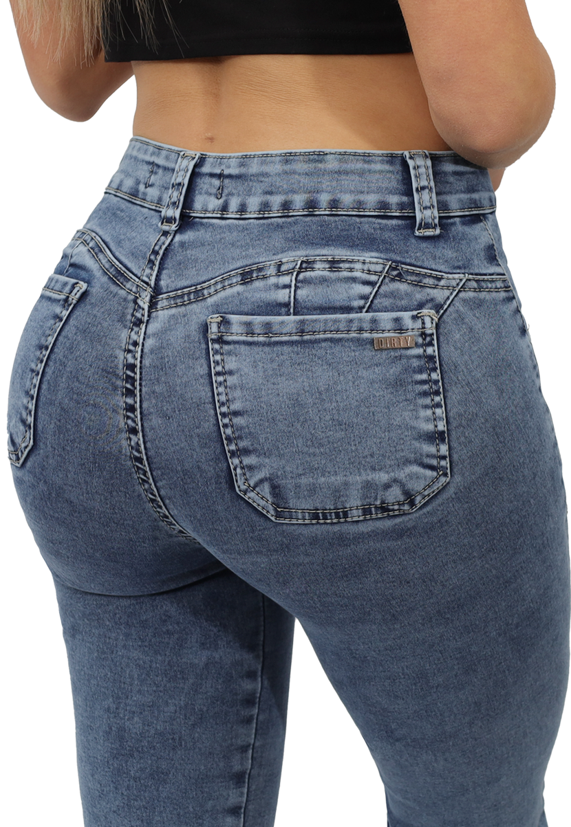 JEANS PITILLO CELESTE MUJER JE3920C - 3