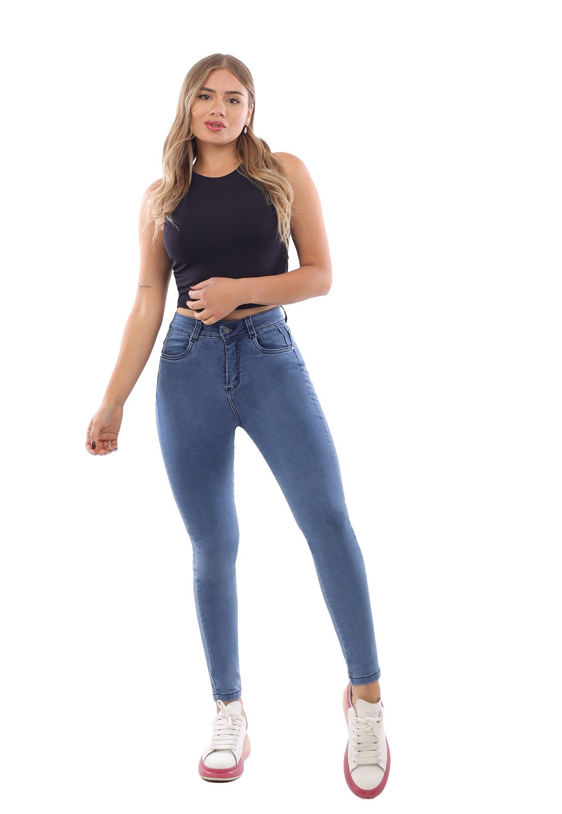JEANS PITILLO CELESTE MUJER JE3338P - 1