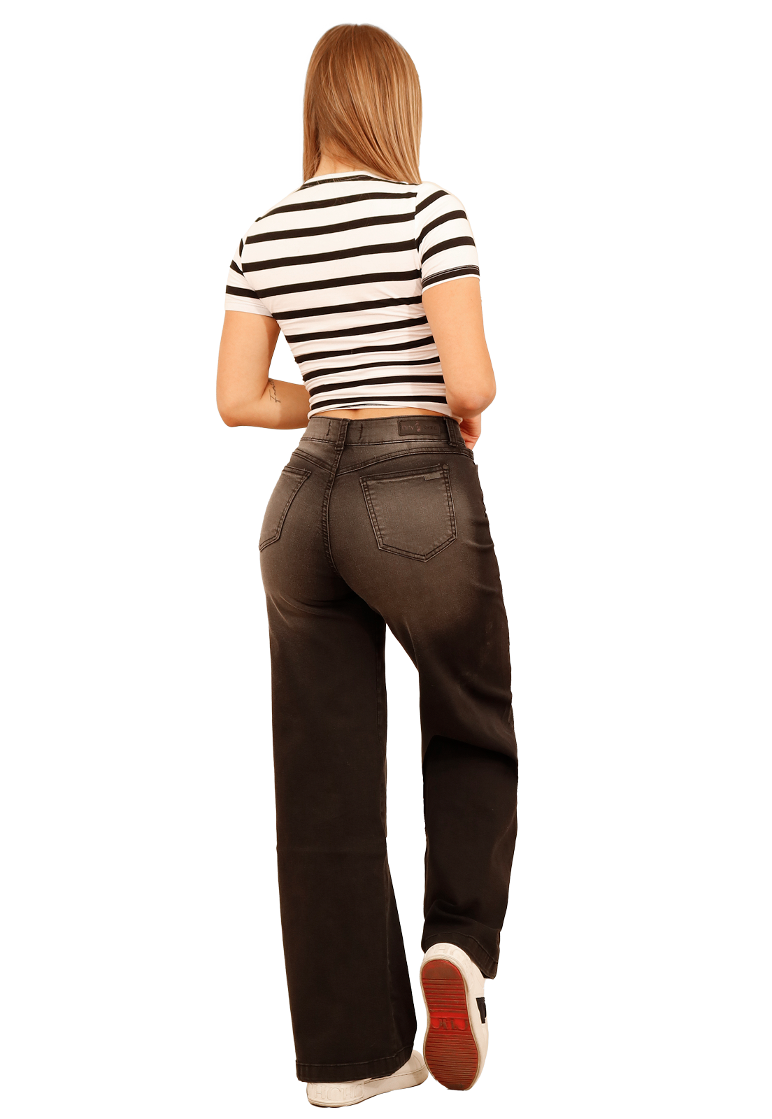 JEANS RECTO NEGRO MUJER JE3905N - 2