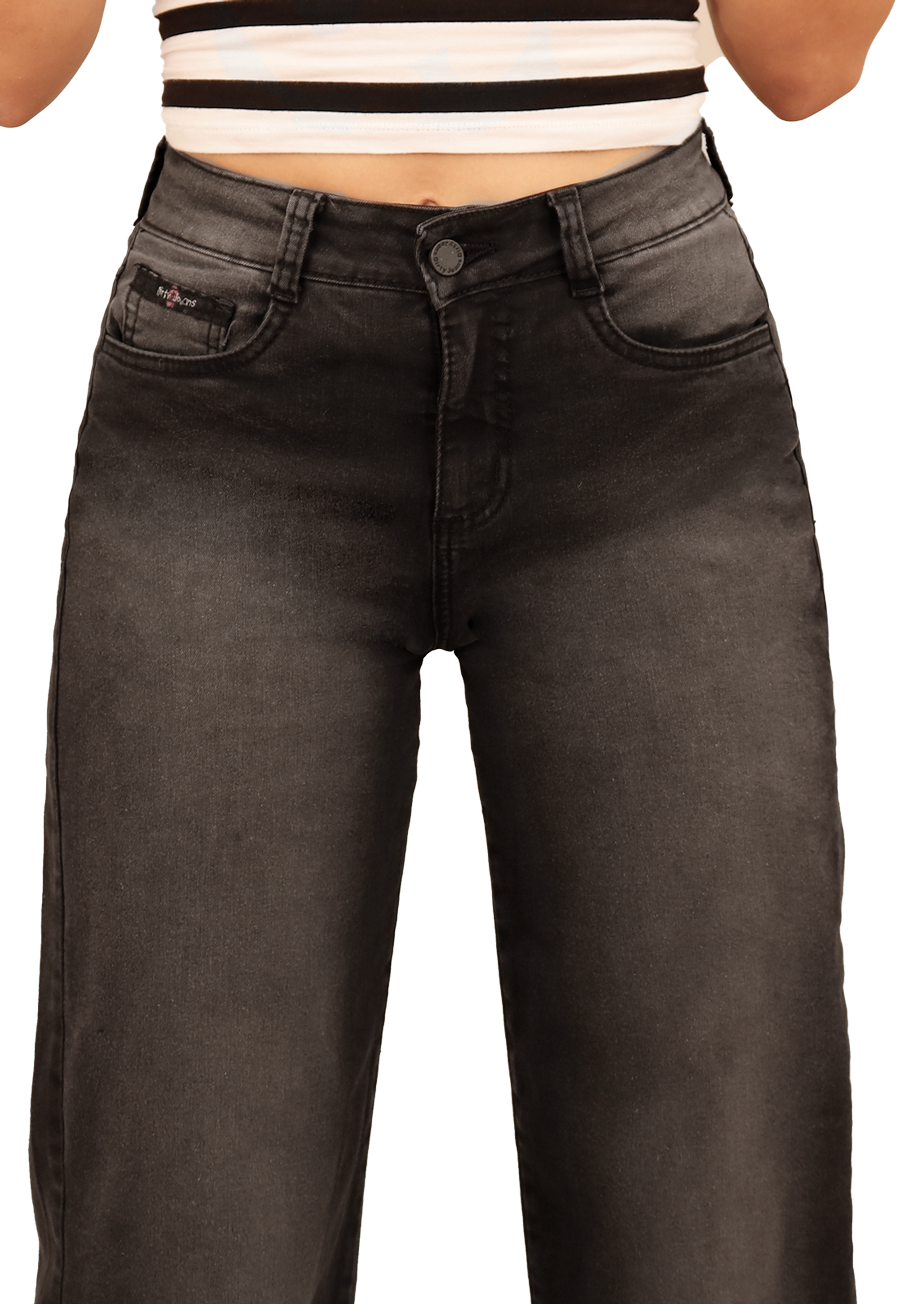 JEANS RECTO NEGRO MUJER JE3905N - 3