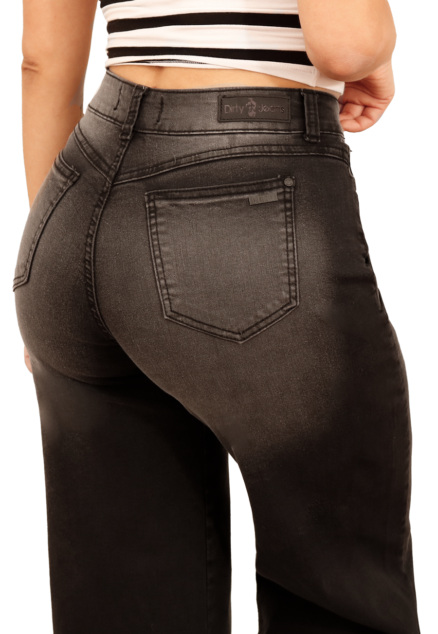 JEANS RECTO NEGRO MUJER JE3905N - 4