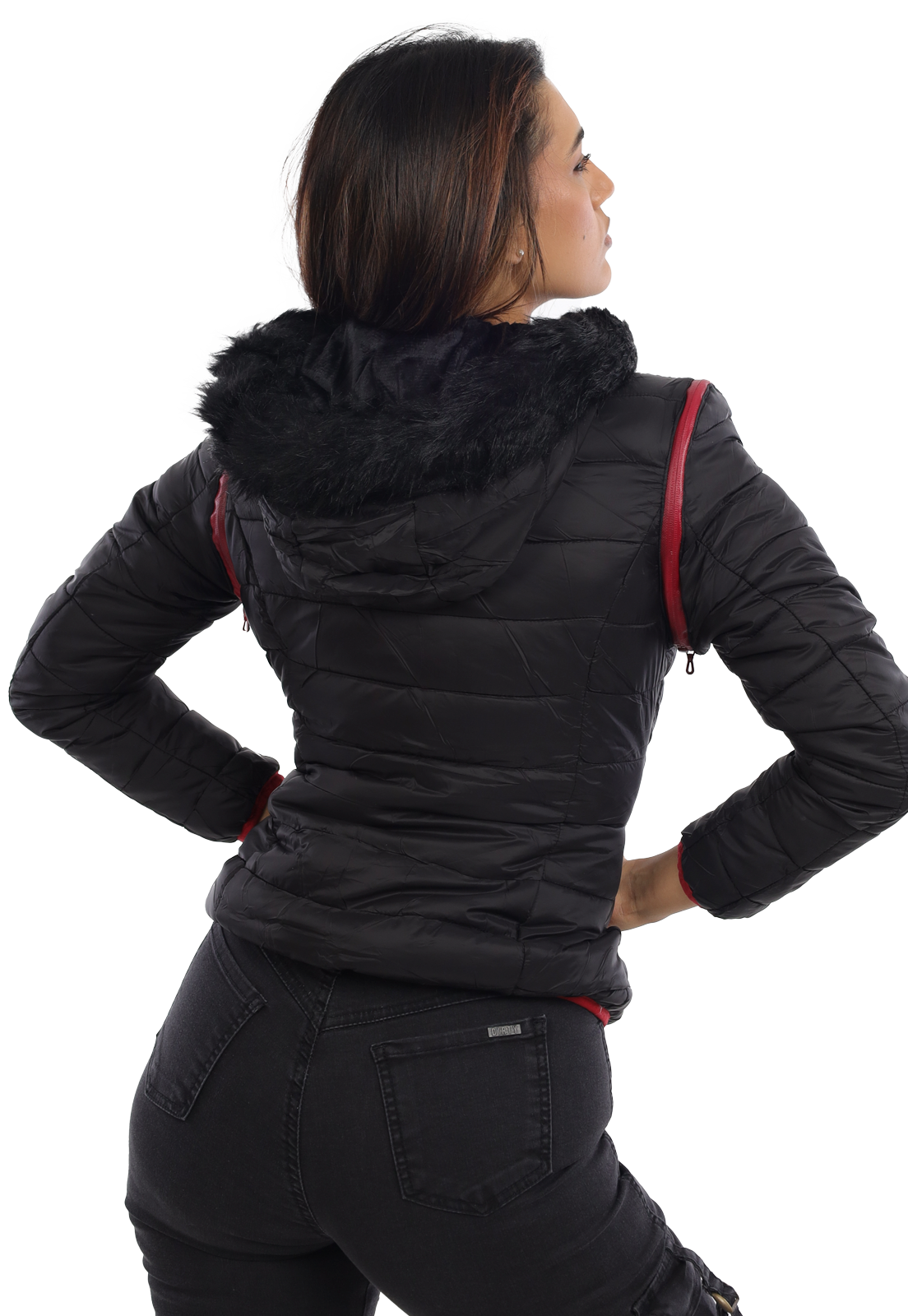CHAQUETA MUJER DIRTY JEANS NEGRA CH90N - 2