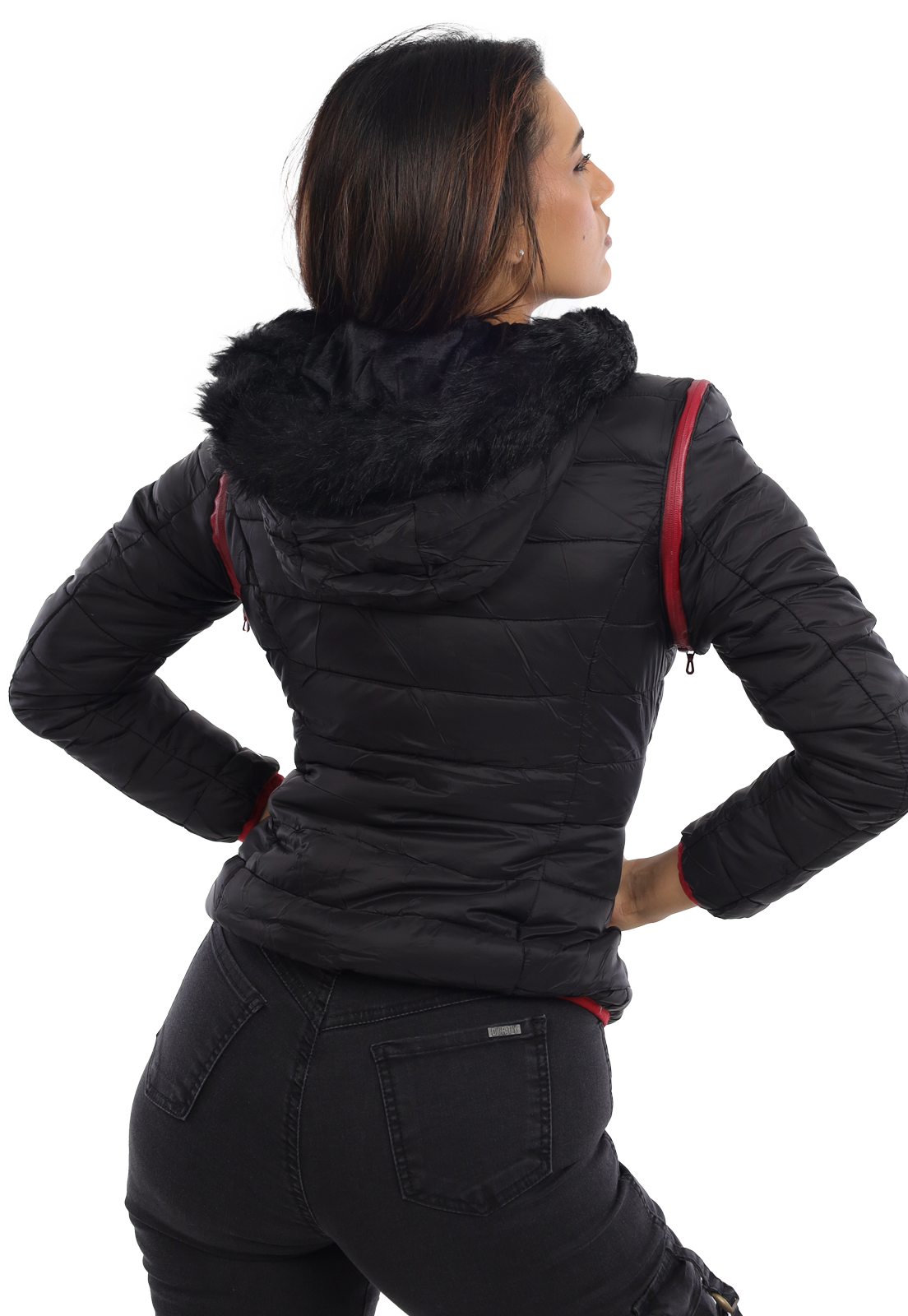 CHAQUETA MUJER DIRTY JEANS NEGRA CH90N - 2