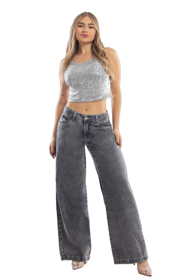 JEANS MUJER WIDE LEG JE4012GC - 1