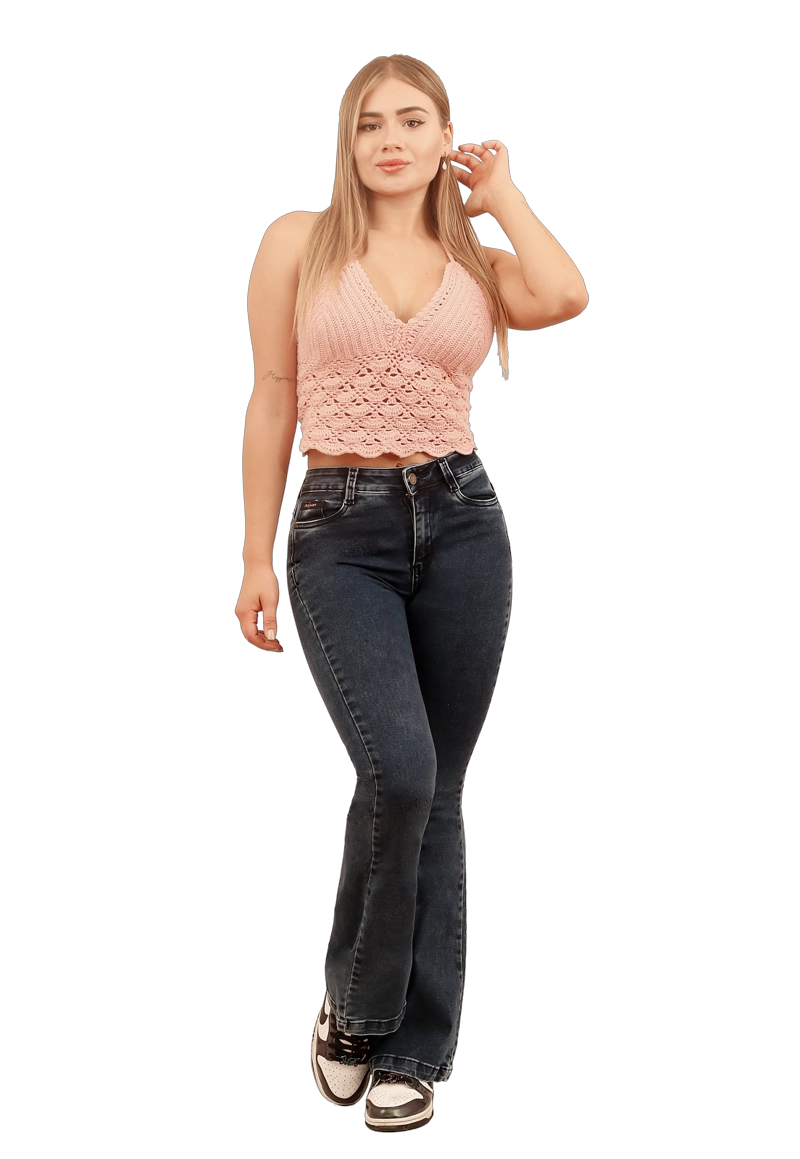 JEANS FLARE MUJER JE3907A - 1