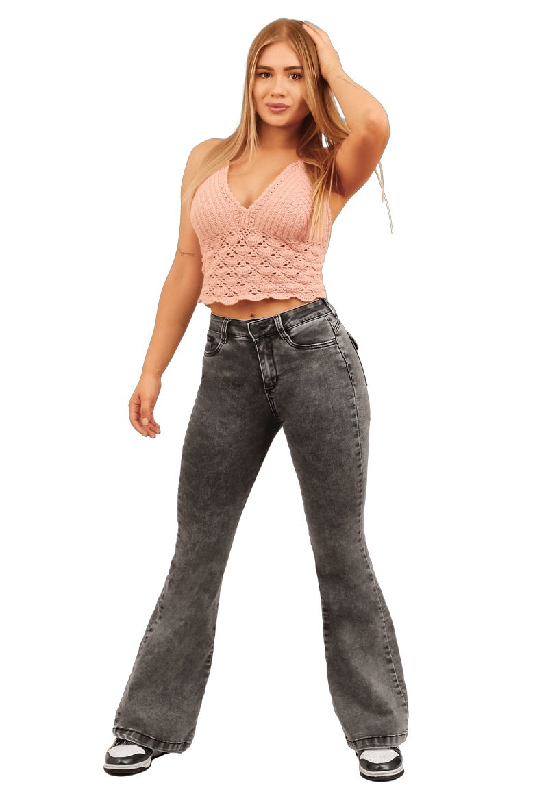 JEANS FLARE MUJER JE3907GC - 1
