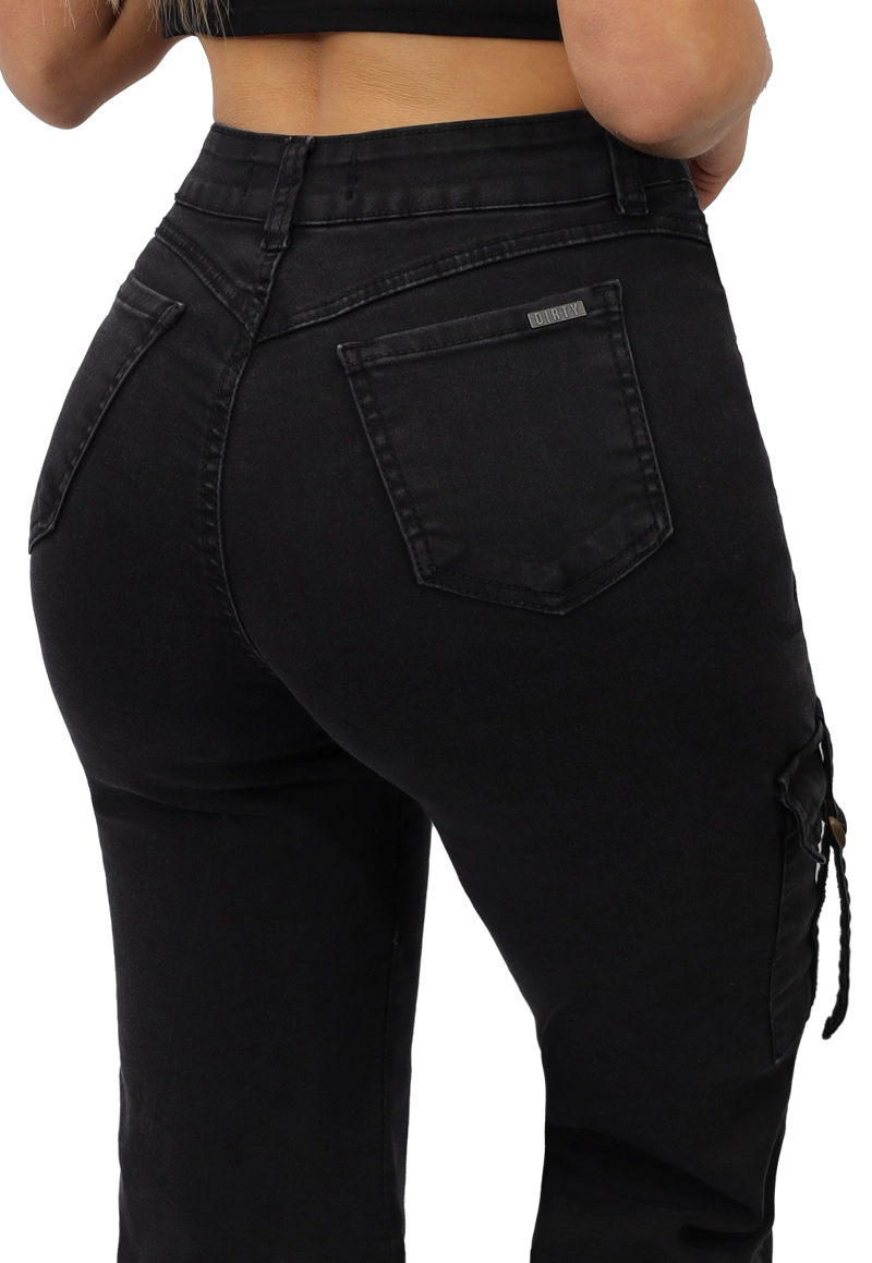 JEANS CARGO MUJER JE3978G - 4