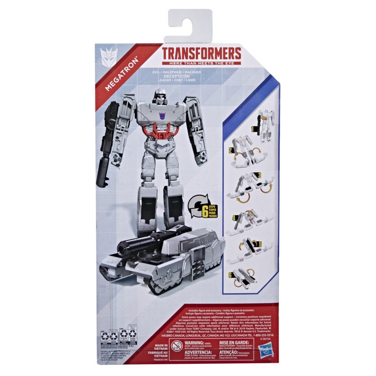 FIGURA TRANSFORMERS AUTÉNTICOS TITAN MEGATRON - 4