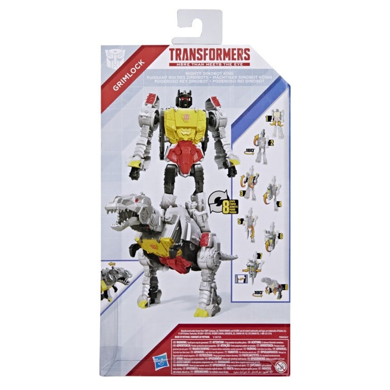 FIGURA TRANSFORMERS AUTÉNTICOS TITAN GRIMLOCK - 4