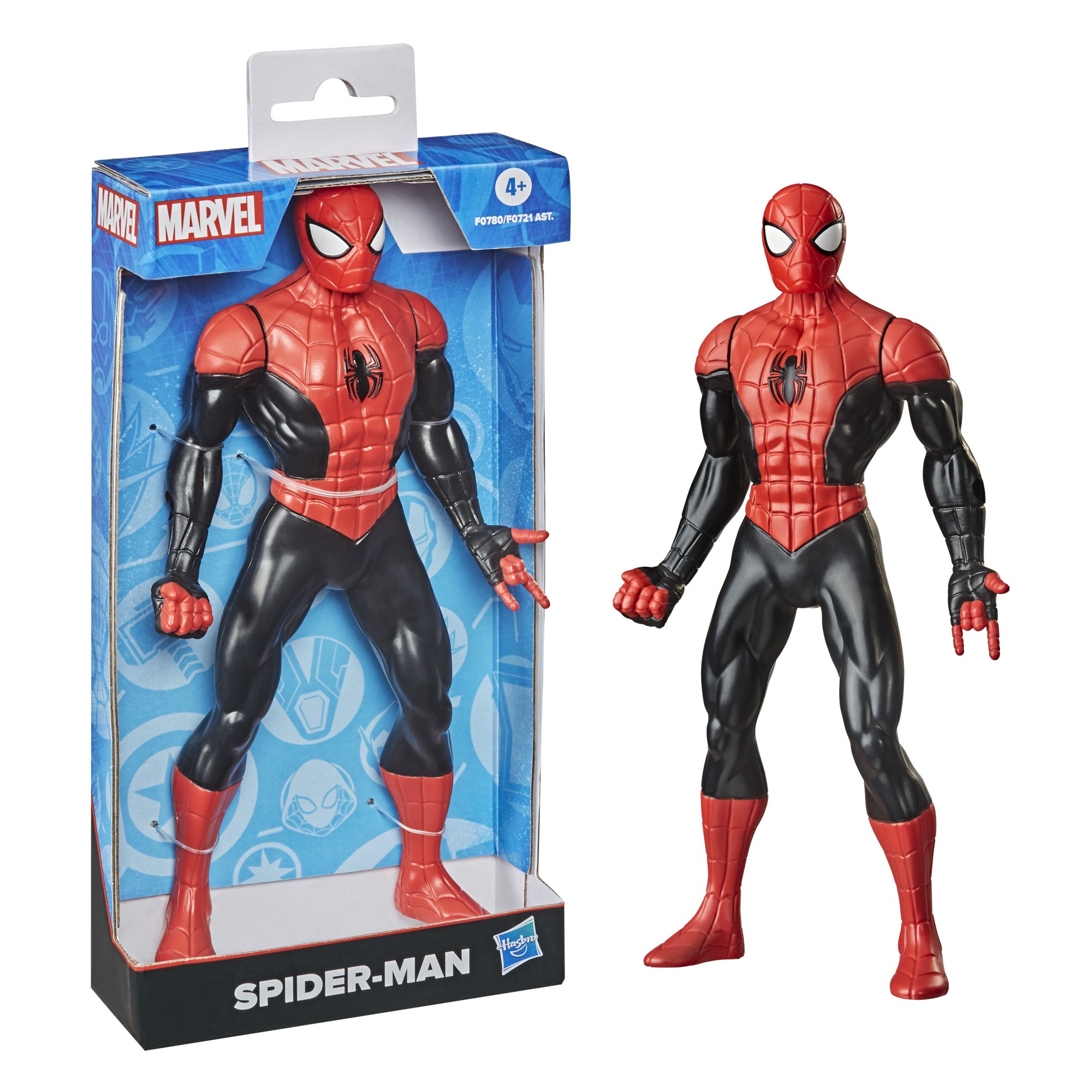 FIGURA MARVEL OLYMPUS SPIDERMAN TRAJE ROJO Y NEGRO - 3