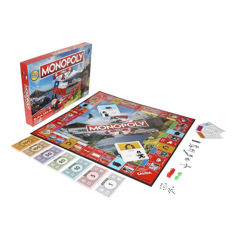 JUEGO DE MESA MONOPOLY CHILE - 3