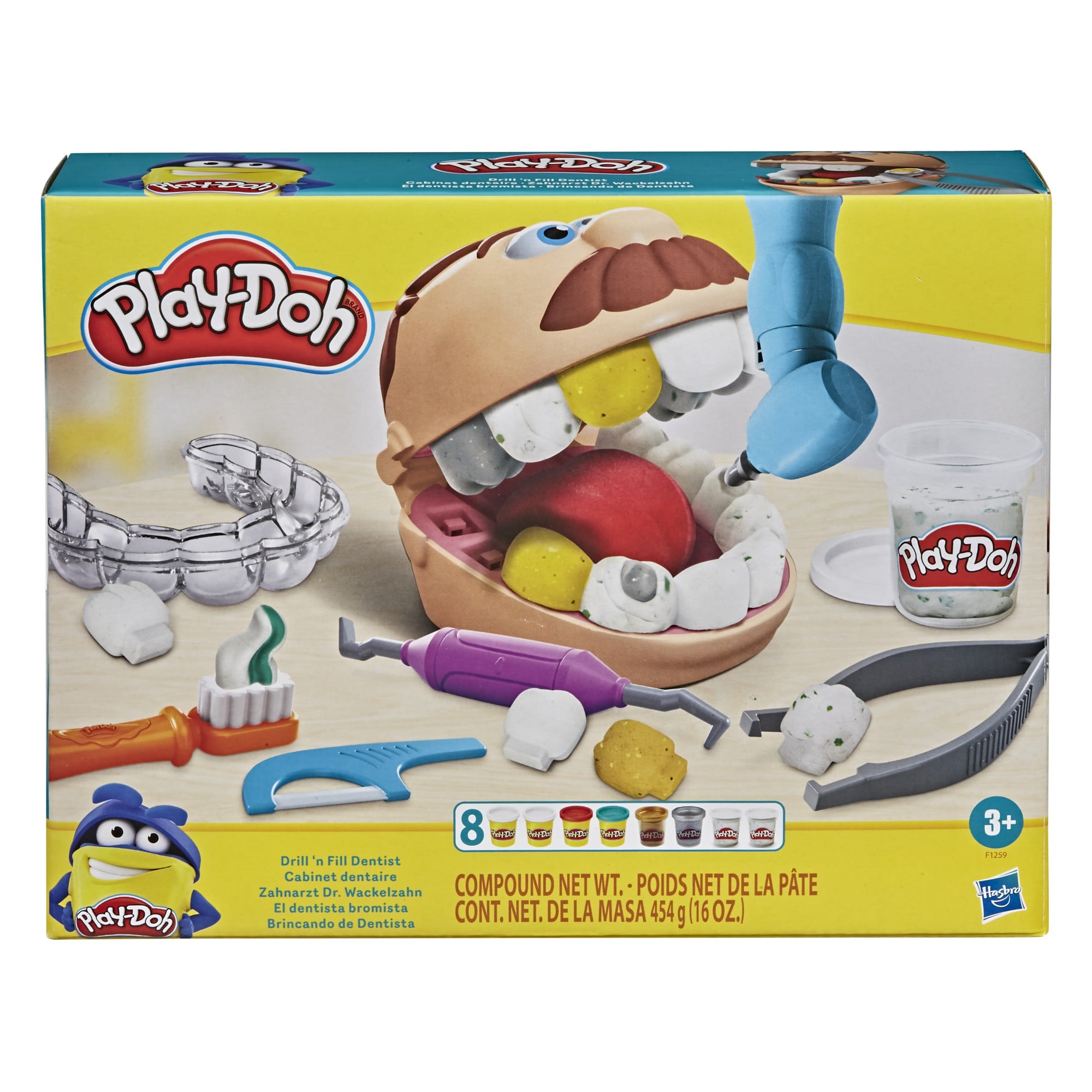 MASA PLAY DOH SET DENTISTA BROMISTA - 1