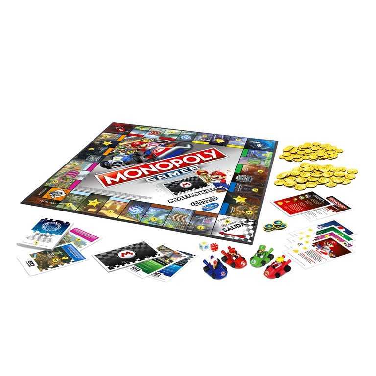 JUEGO DE MESA MONOPOLY GAMER MARIOKART - 2
