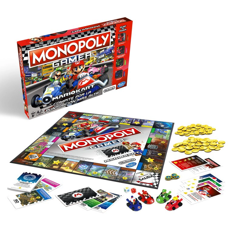 JUEGO DE MESA MONOPOLY GAMER MARIOKART - 3