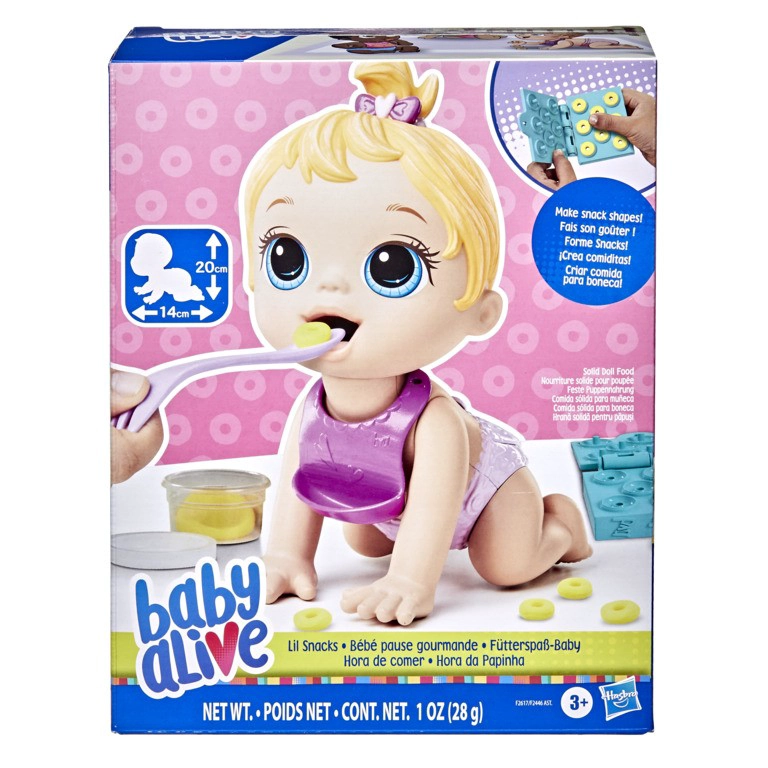 MUÑECA BABY ALIVE BEBE HORA DE COMER RUBIA - 4