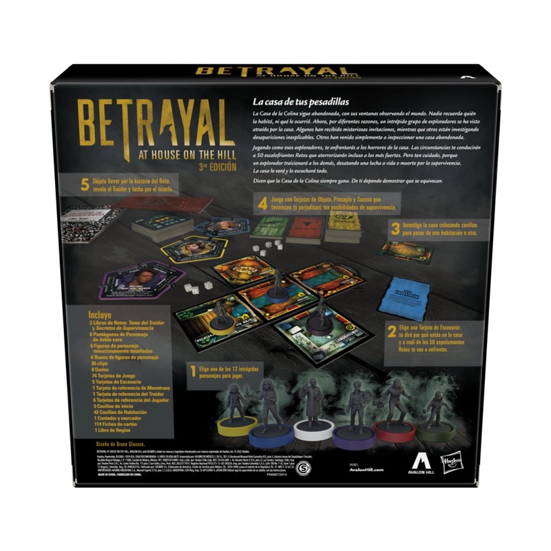 JUEGO DE MESA HASBRO GAMING BETRAYAL AT HOUSE ON THE HILL - 4